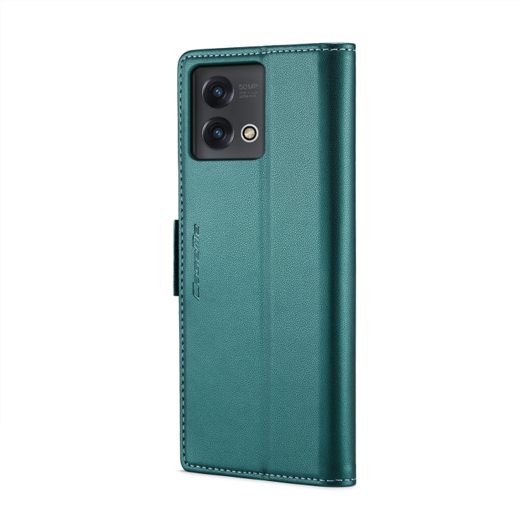 For Motorola Moto G Stylus 5G 2023 CaseMe 023 Butterfly Buckle Litchi Texture RFID Anti-theft Leather Phone Case(Pearly Blue) by CaseMe