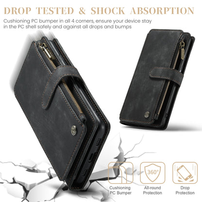 For Google Pixel 8a CaseMe C30 Multifunctional Leather Phone Case(Black) by CaseMe