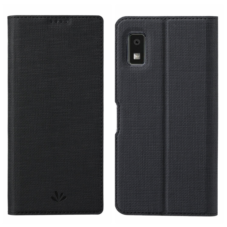 For Sharp Aquos Wish 3 ViLi DMX Series Shockproof TPU + PU Leather Magnetic Attraction Horizontal Flip Case(Black) by ViLi