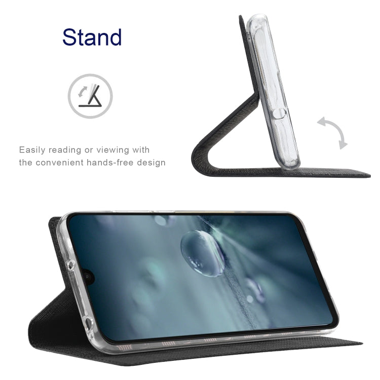 For Sharp Aquos Wish 3 ViLi DMX Series Shockproof TPU + PU Leather Magnetic Attraction Horizontal Flip Case(Black) by ViLi