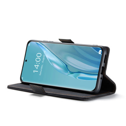 For Huawei P60 Art CaseMe 013 Multifunctional Horizontal Flip Leather Phone Case(Black) by CaseMe