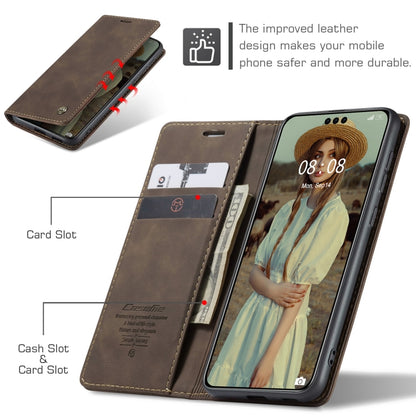 For Huawei Mate 60 Pro / 60 Pro+ CaseMe 013 Multifunctional Horizontal Flip Leather Phone Case(Coffee) by CaseMe