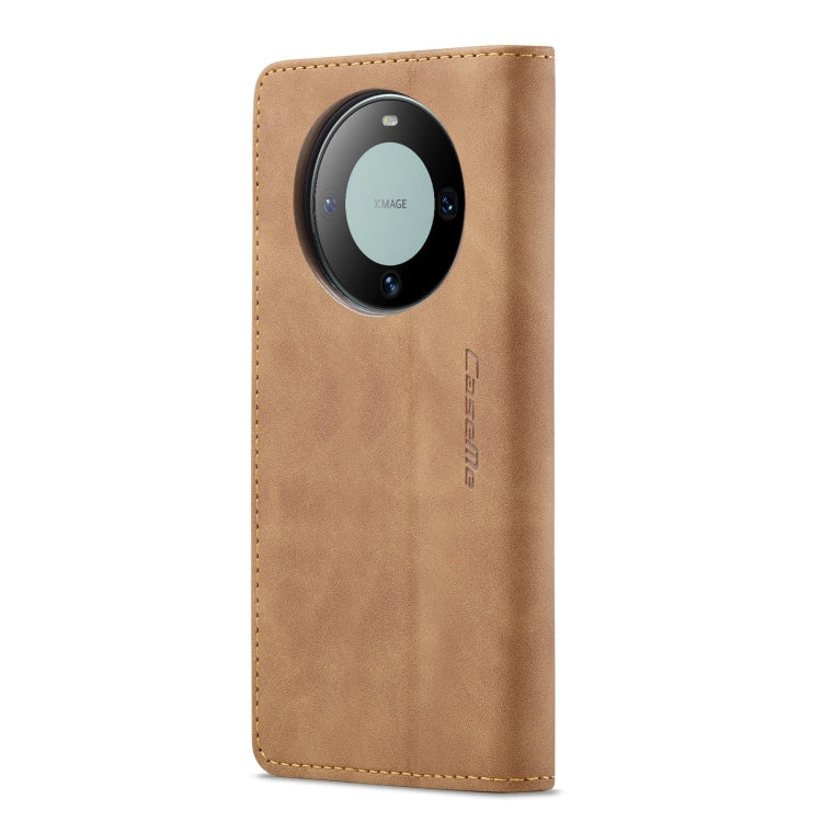 For Huawei Mate 60 Pro / 60 Pro+ CaseMe 013 Multifunctional Horizontal Flip Leather Phone Case(Brown) by CaseMe