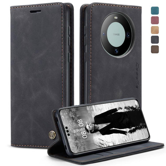 For Huawei Mate 60 Pro / 60 Pro+ CaseMe 013 Multifunctional Horizontal Flip Leather Phone Case(Black) by CaseMe