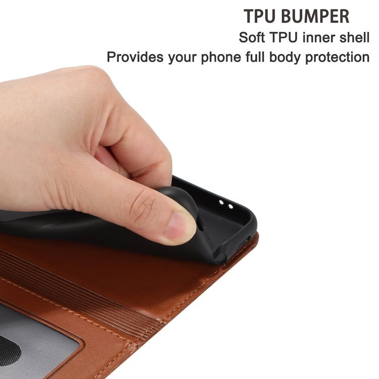 For iPhone 16e Cat Embossing Pattern Leather Phone Case with Lanyard(Brown) by bashfashion