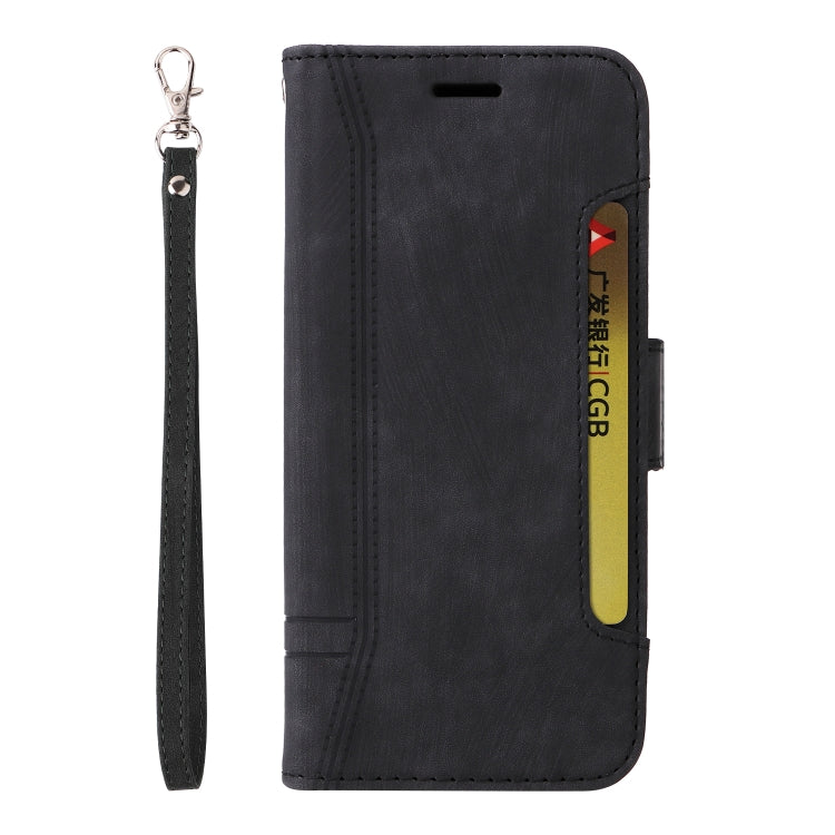 For iPhone 15 Pro BETOPNICE Dual-side Buckle Leather Phone Case(Black) by BETOPNICE