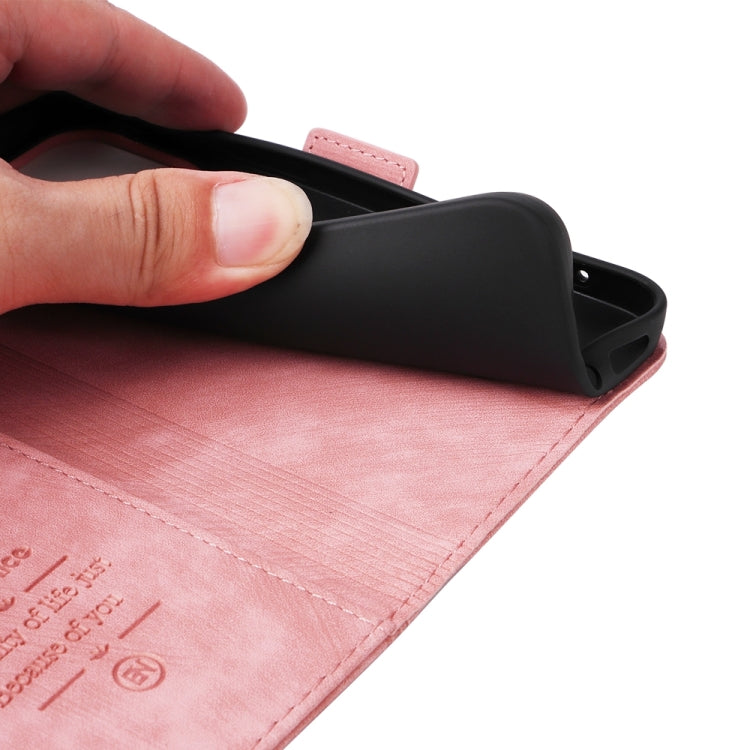 For iPhone 16 Pro Max BETOPNICE Dual-side Buckle Leather Phone Case(Pink) by BETOPNICE