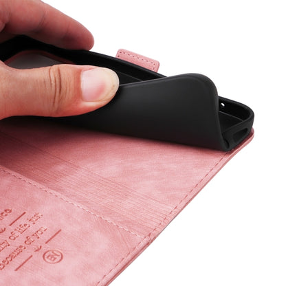 For iPhone 16 Pro BETOPNICE Dual-side Buckle Leather Phone Case(Pink) by BETOPNICE