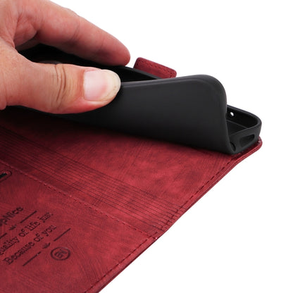 For iPhone 16 Plus BETOPNICE Dual-side Buckle Leather Phone Case(Red) by BETOPNICE