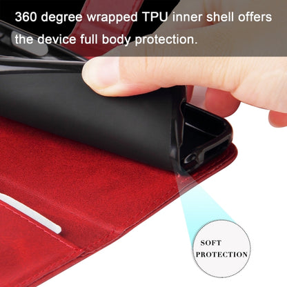 For iPhone 16e Fashion Calf Texture Zipper Leather Phone Case(Red) by bashfashion