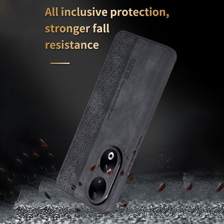 For Honor X50 AZNS 3D Embossed Skin Feel Phone Case(Sapphire Blue) by AZNS