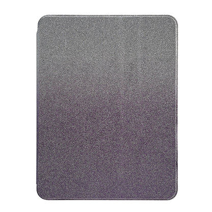 For iPad Air 11 2025 / 2024 / Pro 11 Gradient Glitter Magnetic Split Leather Tablet Case(Purple) by bashfashion