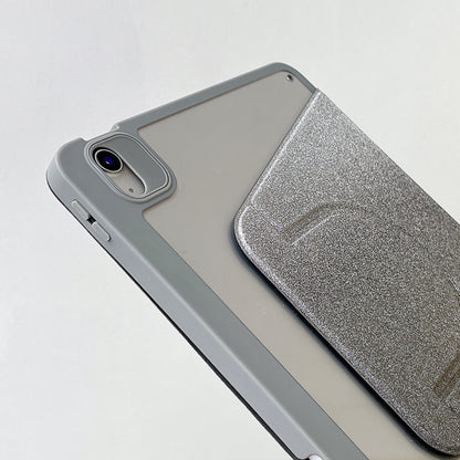 For iPad 2025 / 2022 Gradient Glitter Magnetic Split Leather Tablet Case(Pink) by bashfashion