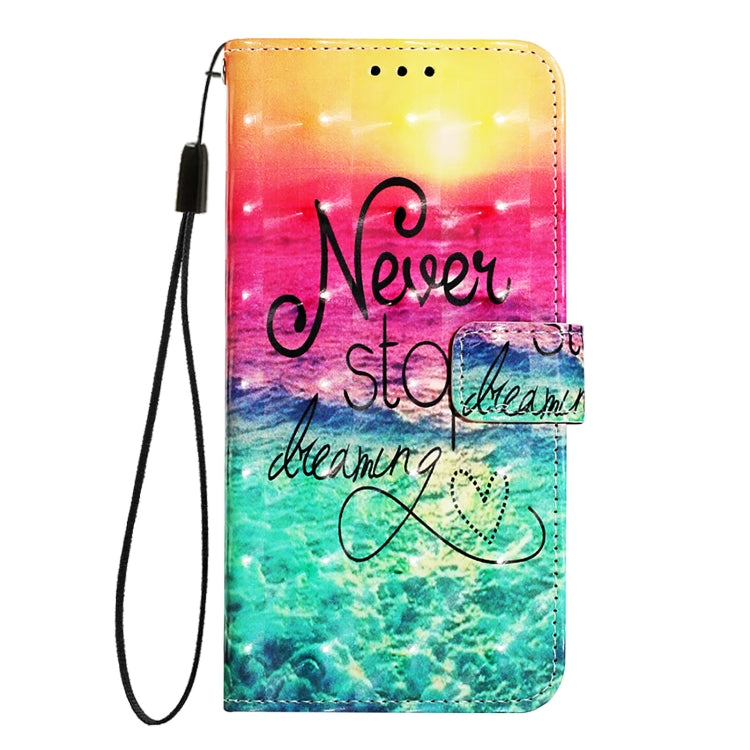 For iPhone 16e 3D Painting Horizontal Flip Leather Phone Case(Chasing Dreams) by bashfashion
