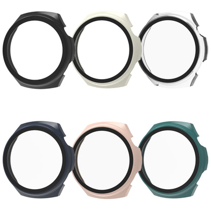 For Huawei Watch 4 Tempered Film + PC Integrated Watch Protective Case(Black) by bashfashion