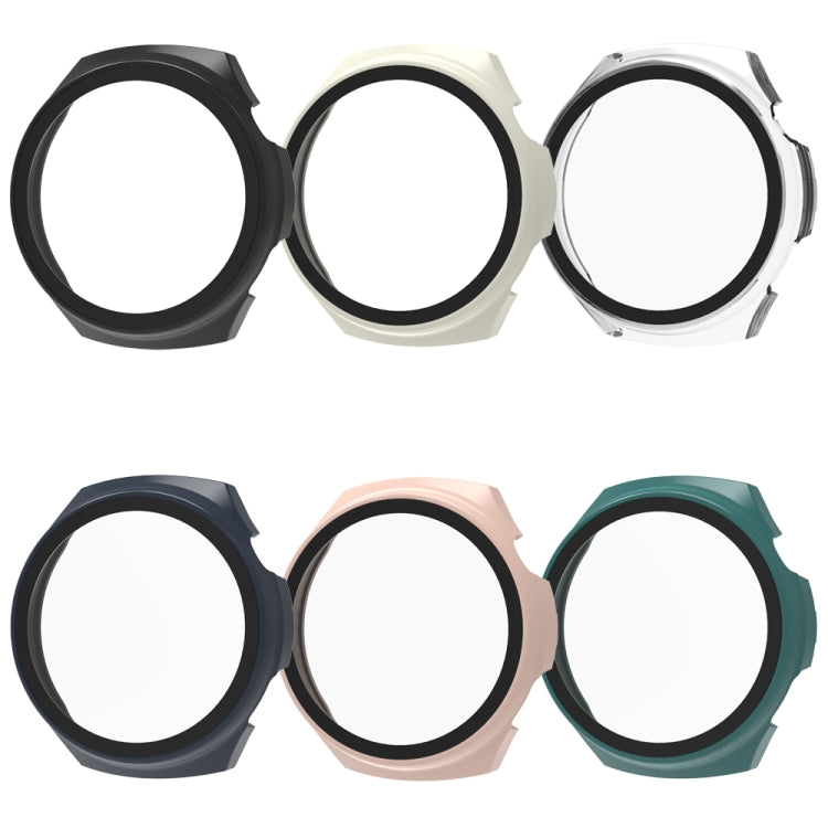 For Huawei Watch 4 Pro Tempered Film + PC Integrated Watch Protective Case(Black) by bashfashion