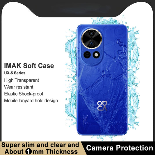 For Huawei nova 12 Pro/nova 12 Ultra imak UX-5 Series Transparent Shockproof TPU Protective Case by imak