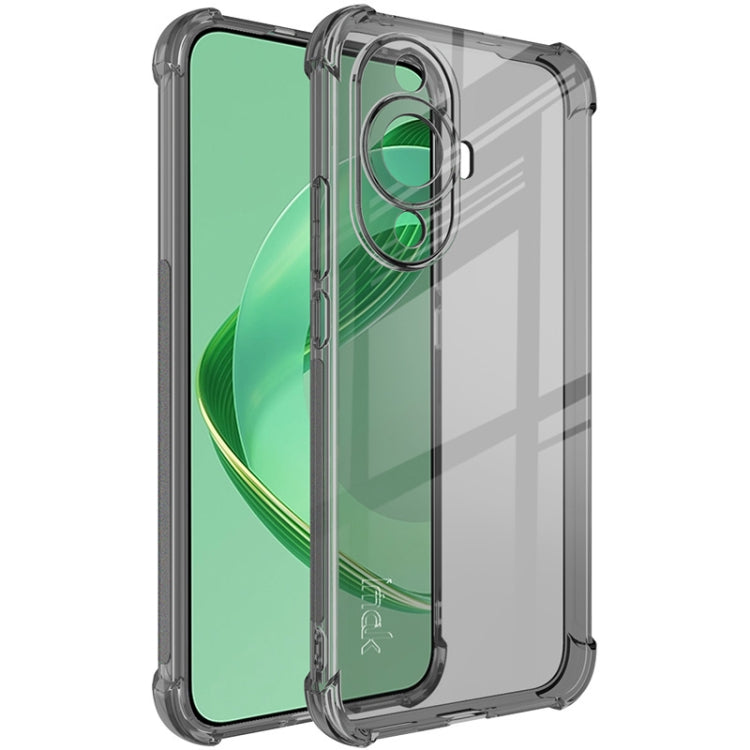 For Huawei nova 11 imak Shockproof Airbag TPU Phone Case(Transparent Black) by imak