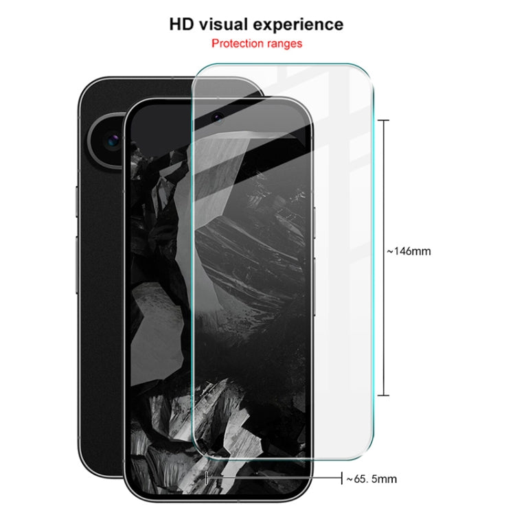 For Google Pixel 9 Pro / 9 imak H Series Tempered Glass Film by imak