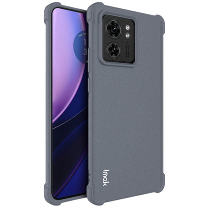 For Motorola Moto Edge 40 5G imak Shockproof Airbag TPU Phone Case(Matte Grey) by imak