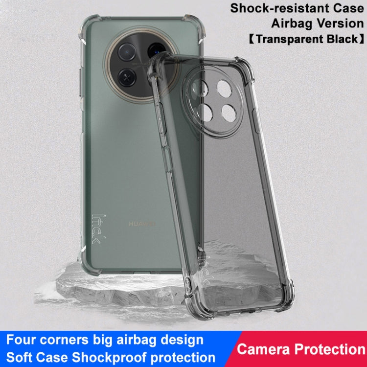 For Huawei Enjoy 60X imak Shockproof Airbag TPU Phone Case(Transparent Black) by imak