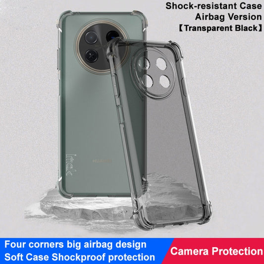 For Huawei Enjoy 60X imak Shockproof Airbag TPU Phone Case(Transparent Black) by imak