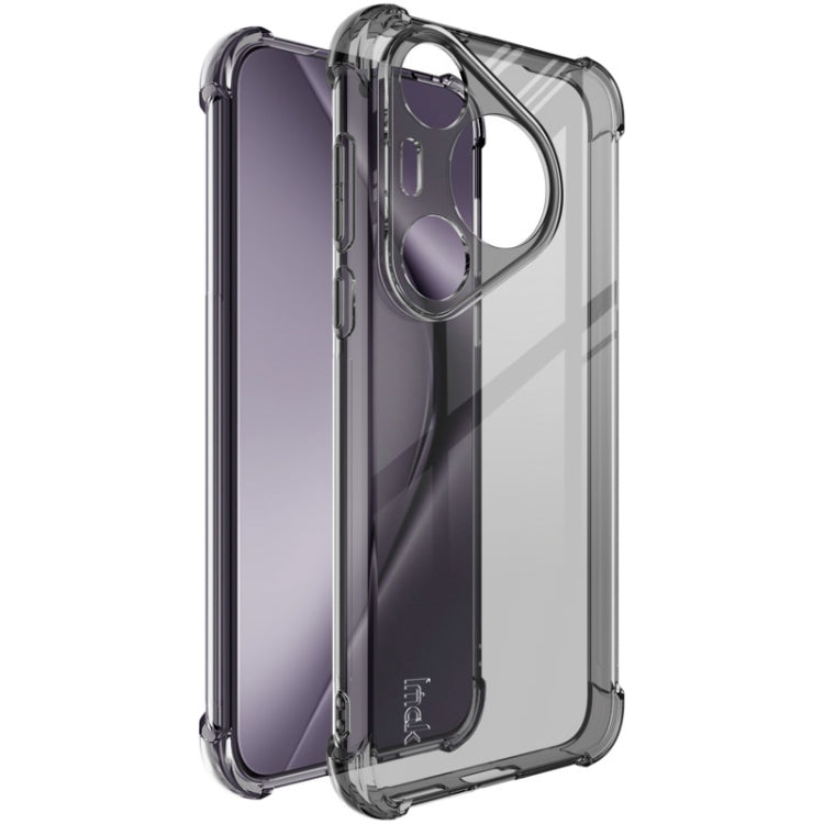 For Huawei Pura 70 Pro / 70 Pro+ imak Shockproof Airbag TPU Phone Case(Transparent Black) by imak