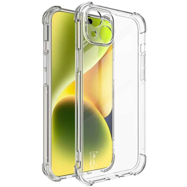 For iPhone 15 imak Shockproof Airbag TPU Phone Case(Transparent) by imak