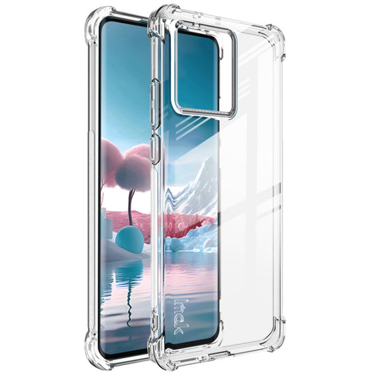 For Motorola Edge 40 Neo imak Shockproof Airbag TPU Phone Case(Transparent) by imak