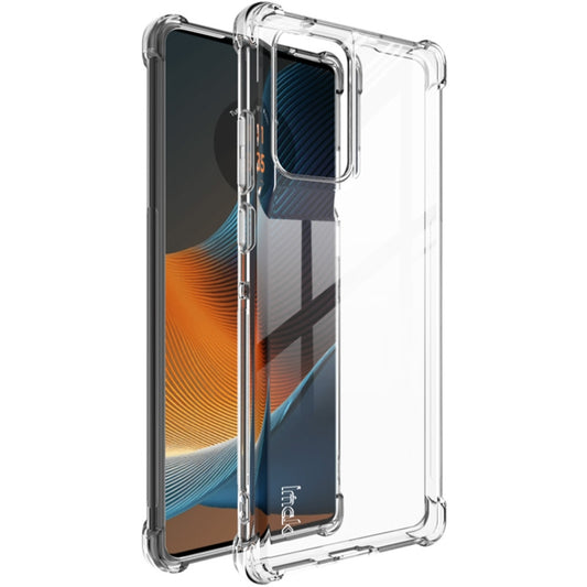 For Motorola Edge 50 Fusion 5G imak Shockproof Airbag TPU Phone Case(Transparent) by imak