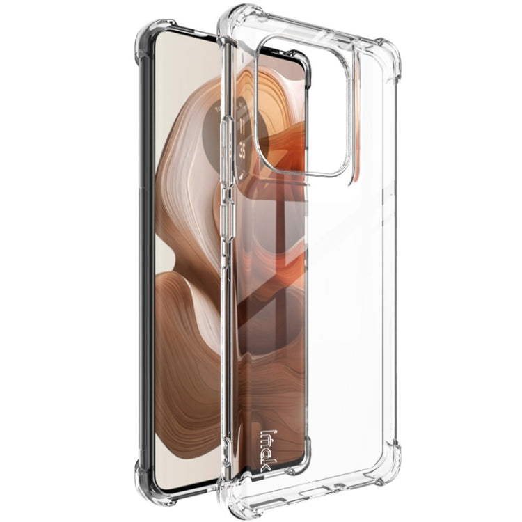 For Motorola Edge 50 Ultra 5G imak Shockproof Airbag TPU Phone Case(Transparent) by imak