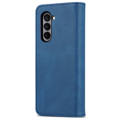 For Samsung Galaxy Z Fold5 AZNS Dream II Skin Feel PU+TPU Horizontal Flip PU Phone Case(Blue) by AZNS