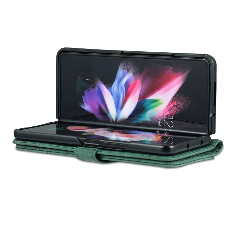 For Samsung Galaxy Z Fold6 5G AZNS Dream II Skin Feel PU+TPU Horizontal Flip PU Phone Case(Green) by AZNS