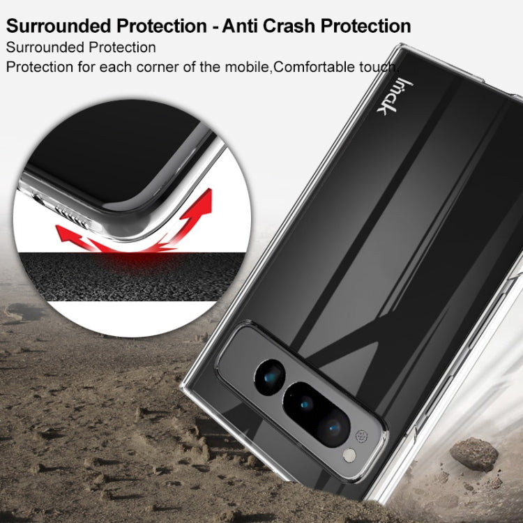 For Google Pixel Fold IMAK Wing II Wear-resisting Crystal Protective Case by imak