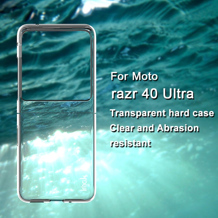 For Motorola Moto razr 40 Ultra IMAK Wing II Wear-resisting Crystal Protective Case by imak