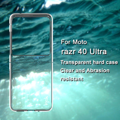 For Motorola Moto razr 40 Ultra IMAK Wing II Wear-resisting Crystal Protective Case by imak