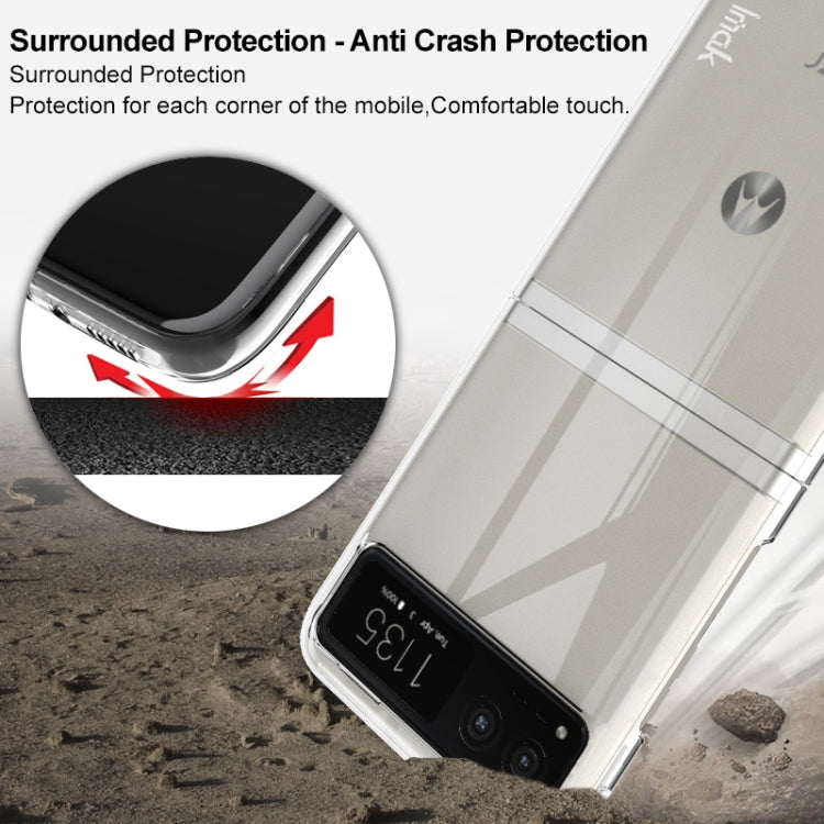 For Motorola Moto razr 40 IMAK Wing II Wear-resisting Crystal Protective Case by imak