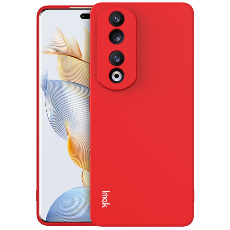 For Honor 90 Pro 5G imak UC-4 Series Straight Edge TPU Phone Case(Red) by imak