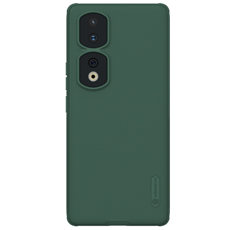 For Honor 90 Pro NILLKIN Frosted Shield Pro PC + TPU Phone Case(Green) by NILLKIN