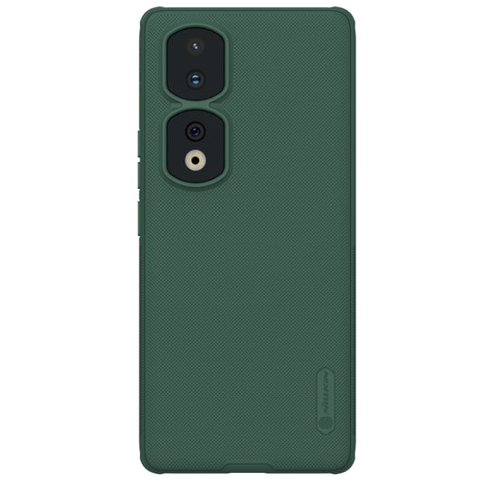 For Honor 90 Pro NILLKIN Frosted Shield Pro PC + TPU Phone Case(Green) by NILLKIN