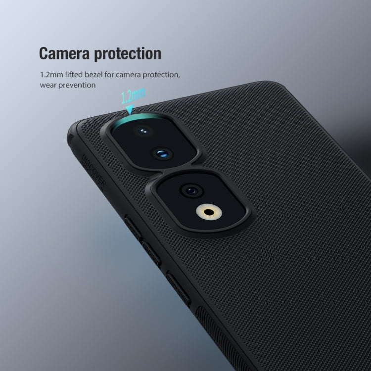 For Honor 90 Pro NILLKIN Frosted Shield Pro PC + TPU Phone Case(Green) by NILLKIN