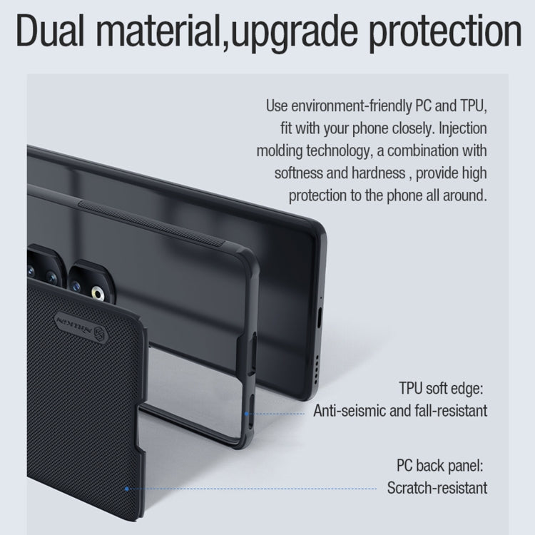 For Honor 90 Pro NILLKIN Frosted Shield Pro Magnetic Phone Case(Black) by NILLKIN