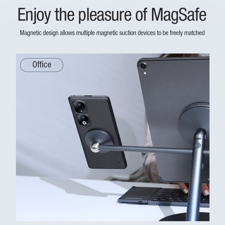 For Honor 90 Pro NILLKIN Frosted Shield Pro Magnetic Phone Case(Green) by NILLKIN