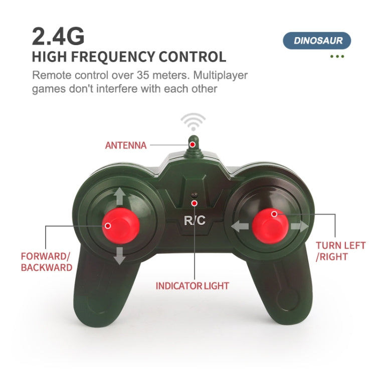 JJR/C Q148 2.4G Dinosaur Climbing Remote Control Car Monster Truck(Green) by JJR/C