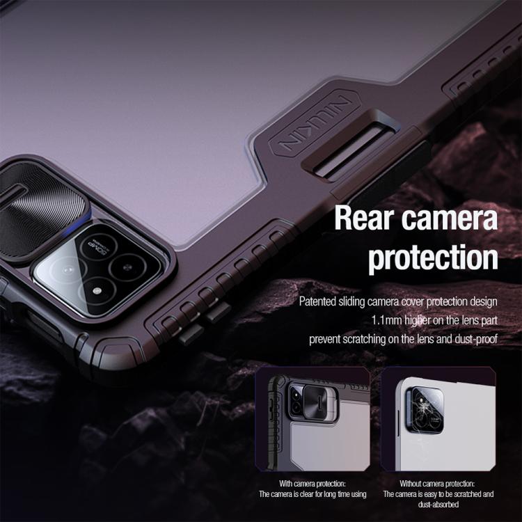 For Xiaomi Pad 7 / Pad 7 Pro NILLKIN Bumper Pro Camshield Tablet Leather Case(Black) by NILLKIN