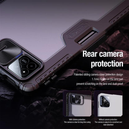For Xiaomi Pad 7 / Pad 7 Pro NILLKIN Bumper Pro Camshield Tablet Leather Case(Black) by NILLKIN