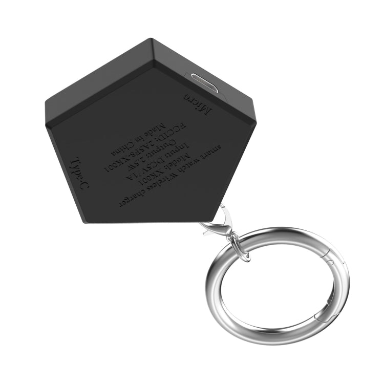 For Huawei Watch 4 / Watch 4 Pro Portable Universal Smart Watch Charger, Port:Micro USB(Black) by bashfashion