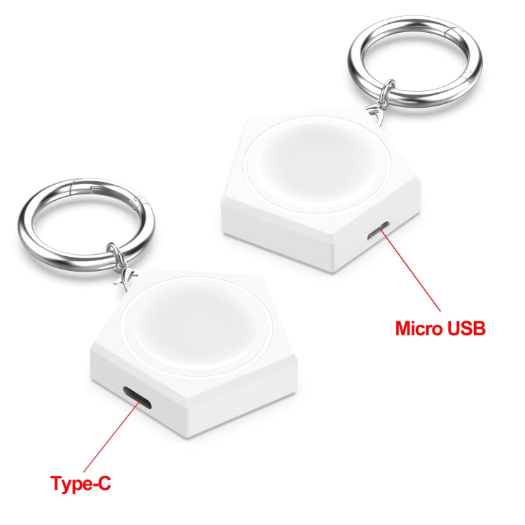 For Huawei Watch 4 / Watch 4 Pro Portable Universal Smart Watch Charger, Port:Micro USB(Black) by bashfashion