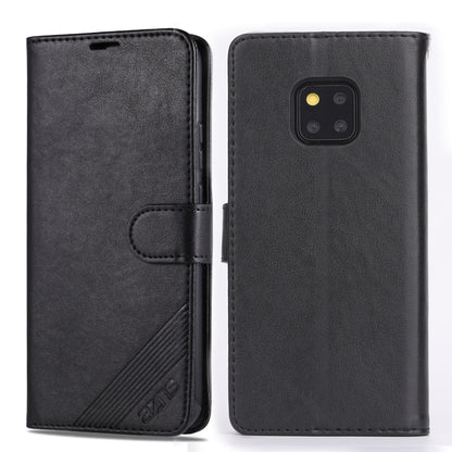 For Huawei Mate 20 Pro AZNS Sheepskin Texture Horizontal Flip Leather Case with Holder & Card Slots & Wallet(Black) by AZNS