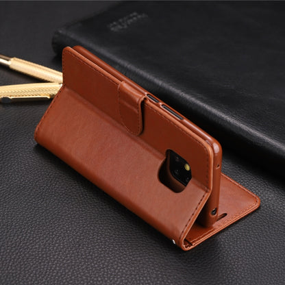 For Huawei Mate 20 Pro AZNS Sheepskin Texture Horizontal Flip Leather Case with Holder & Card Slots & Wallet(Black) by AZNS